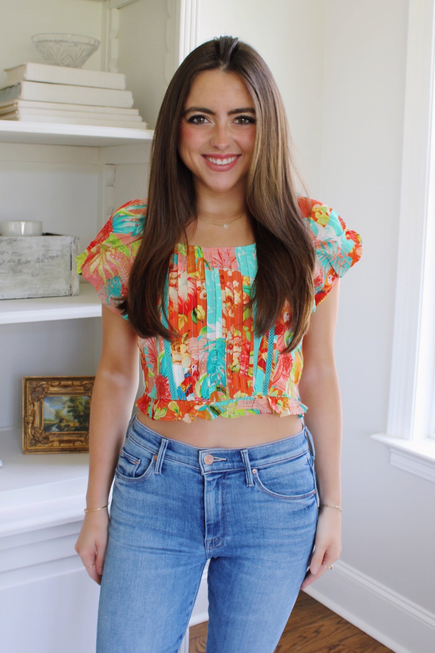 Tropical Gaia Crop Top