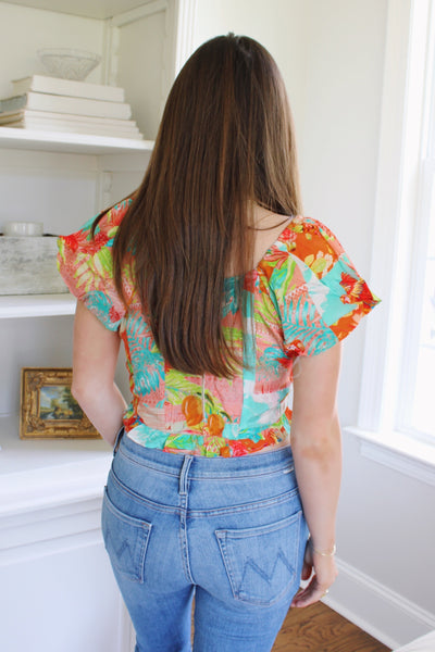 Tropical Gaia Crop Top