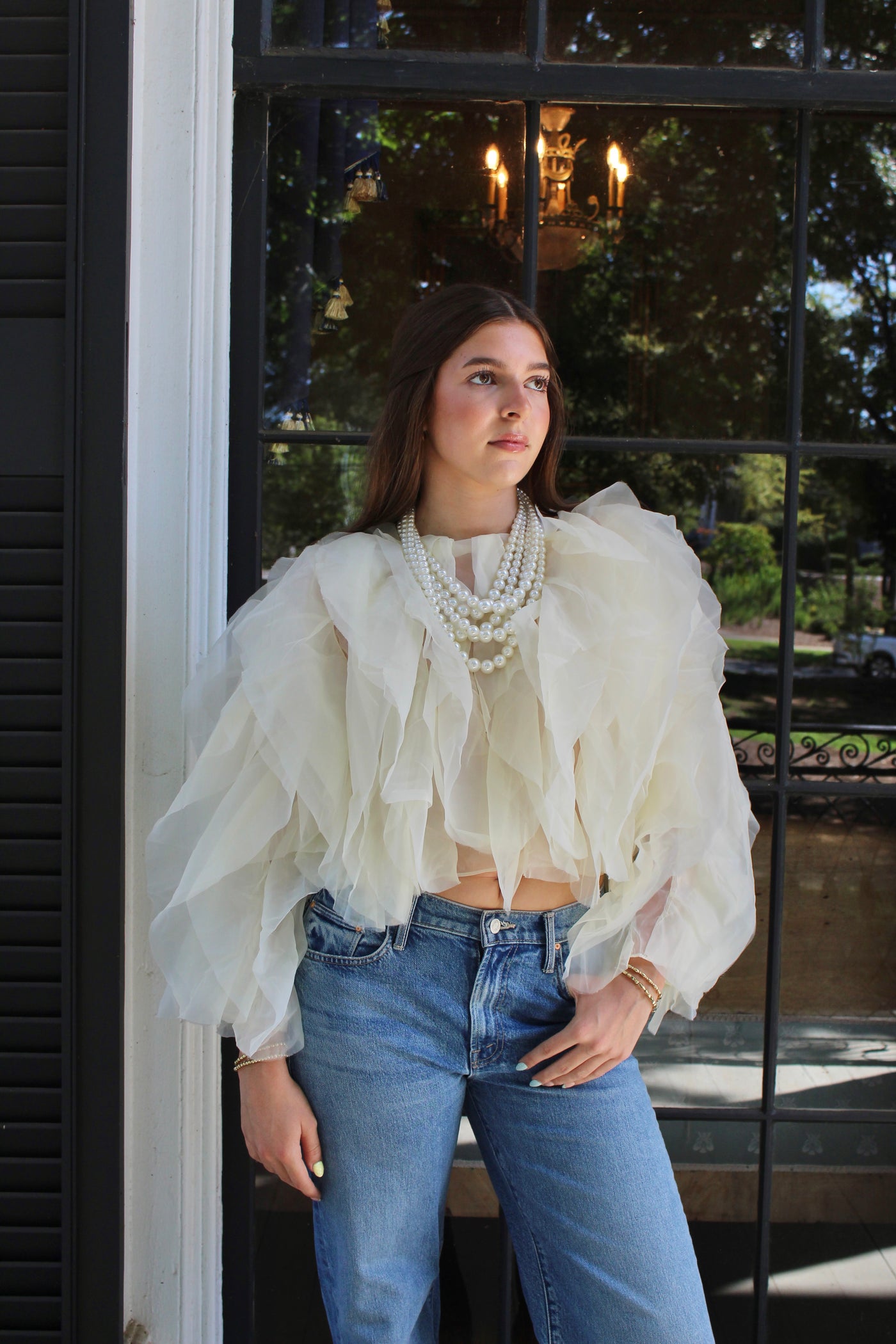 Paloma Ruffle Top