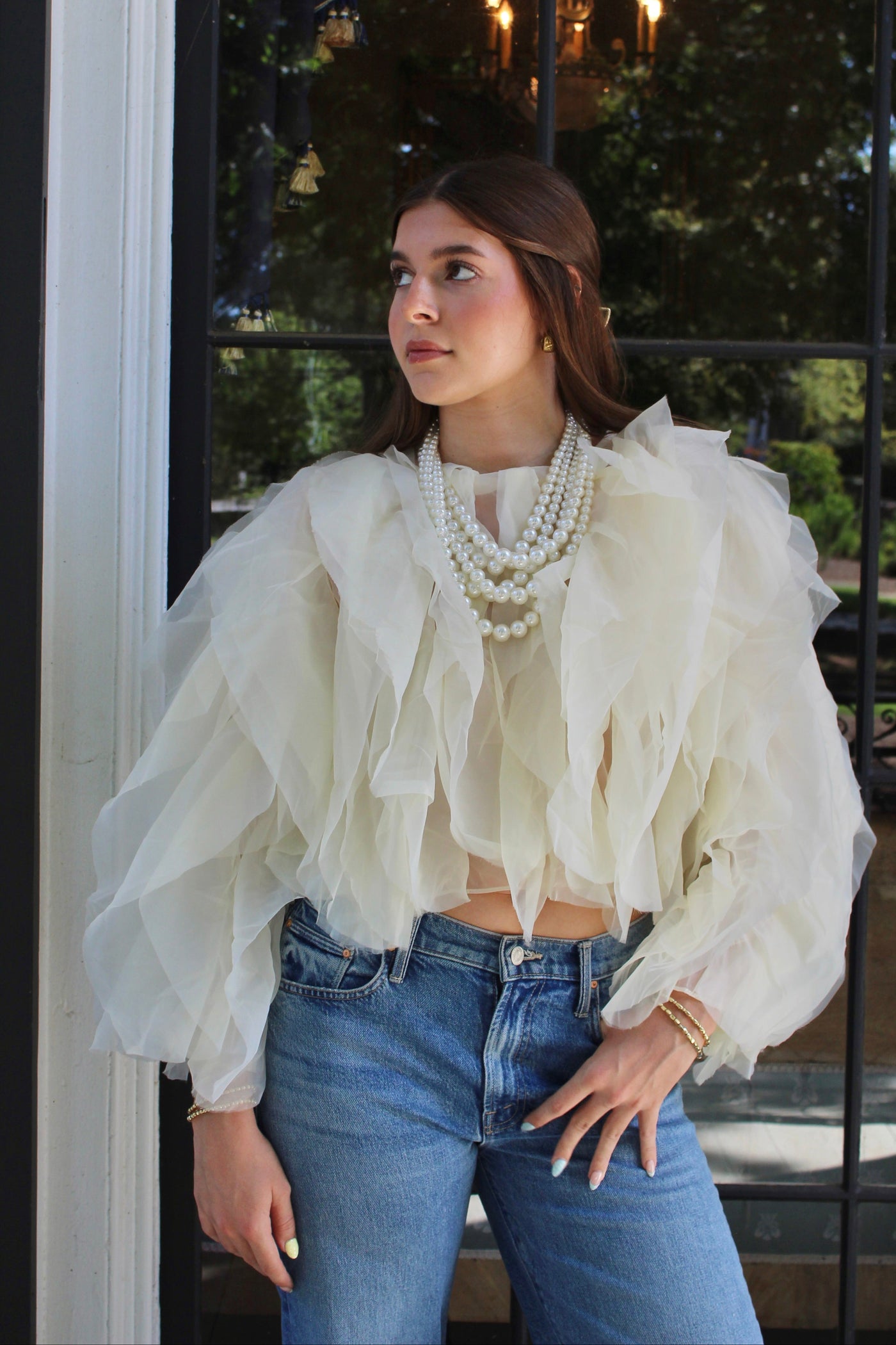 Paloma Ruffle Top