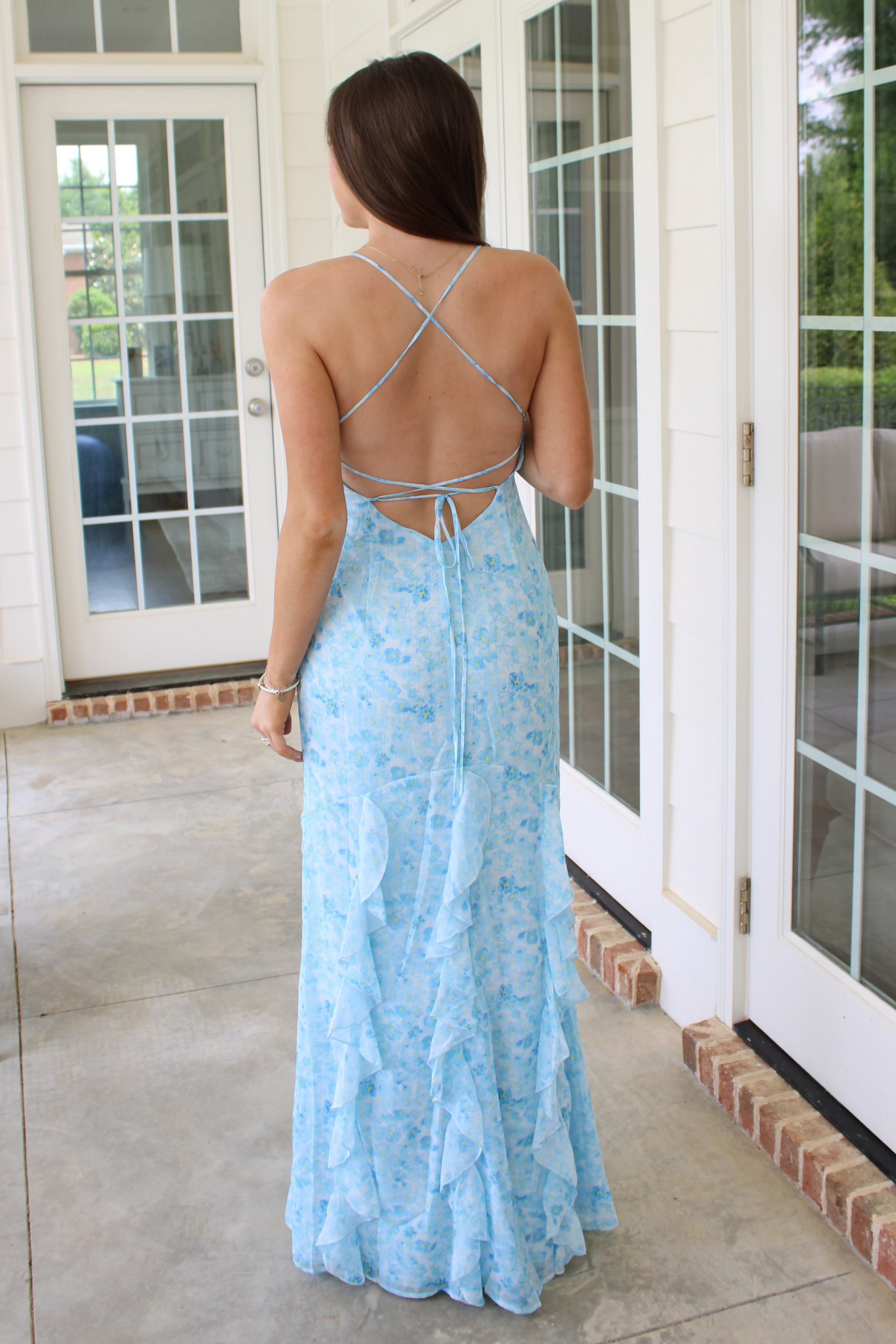 Luana Ruffle Maxi Dress
