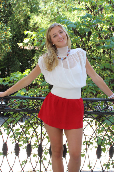 Andie Sheer Top - White