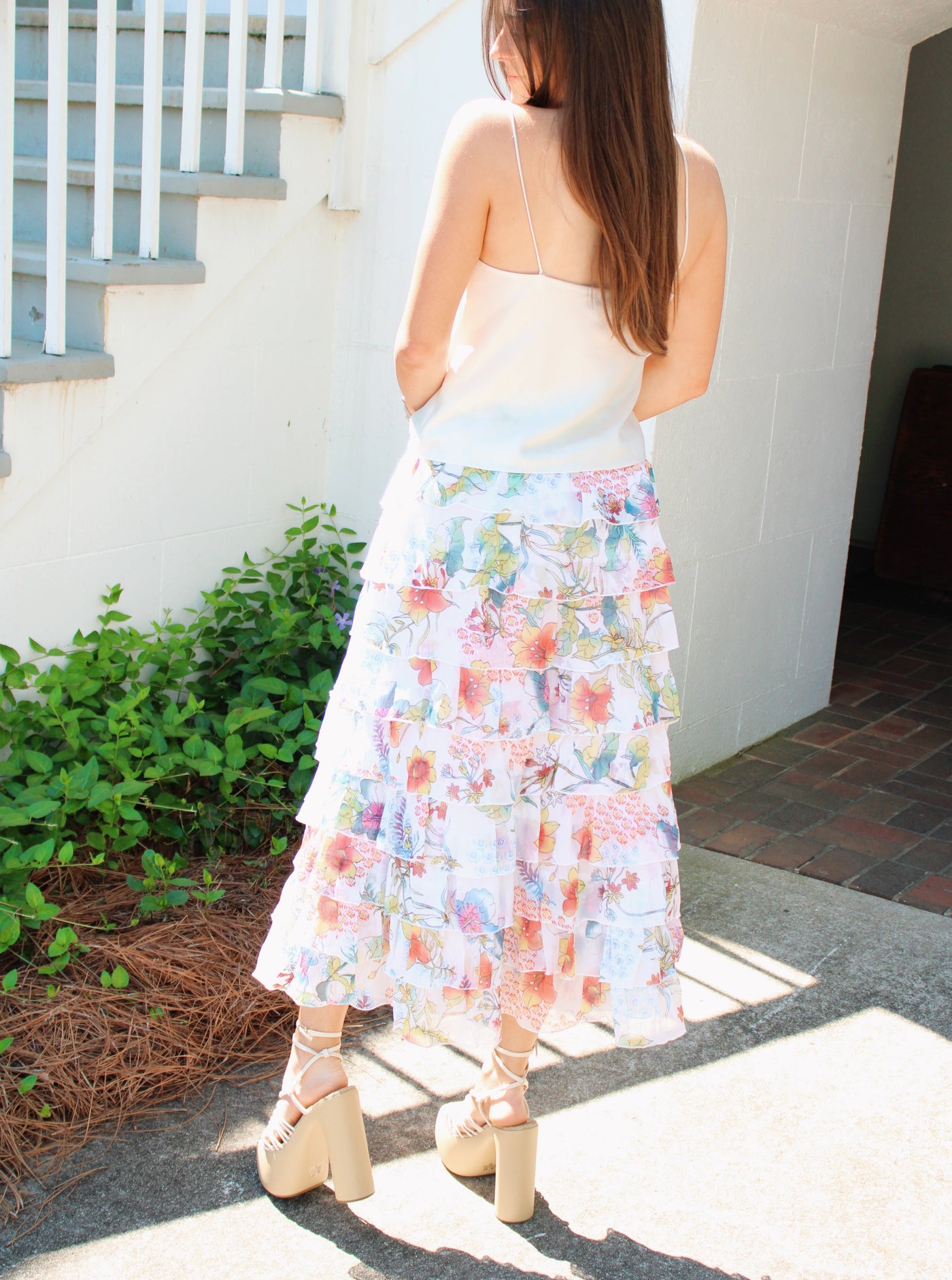 Rosa Tiered Maxi Skirt
