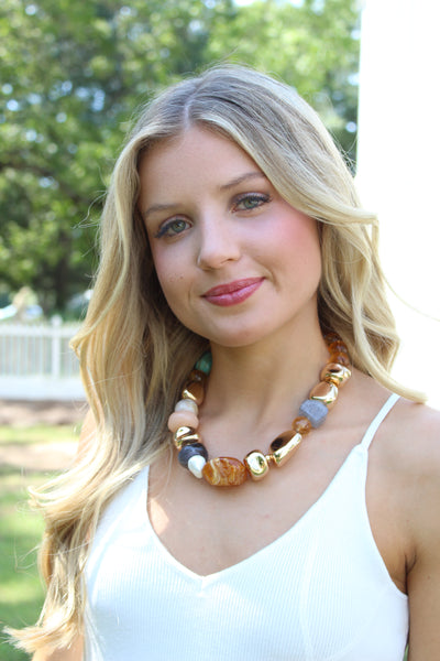 Jasmine Stone Necklace