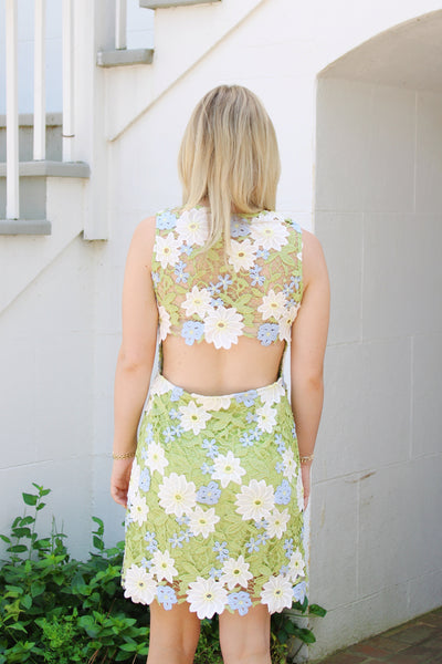 Daisy Lace Mini Dress