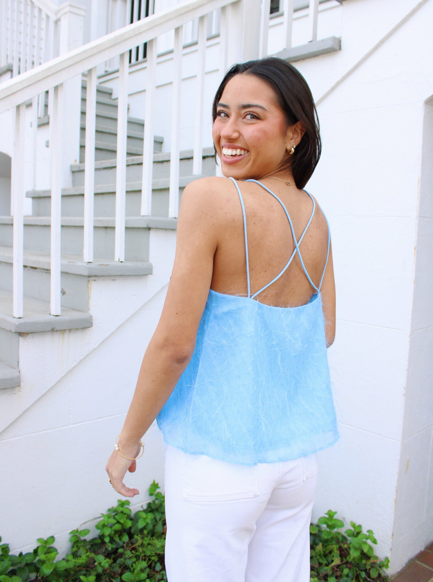 Mia Eyelash Tank Top