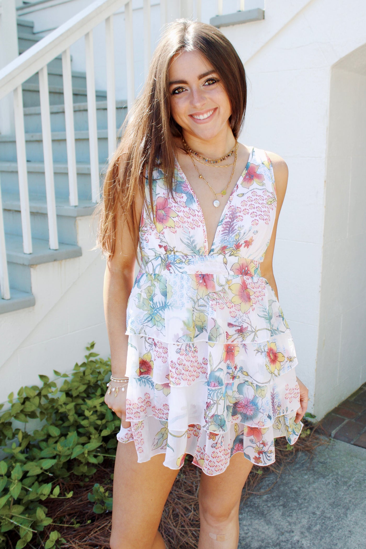 Serina Floral Mini Dress