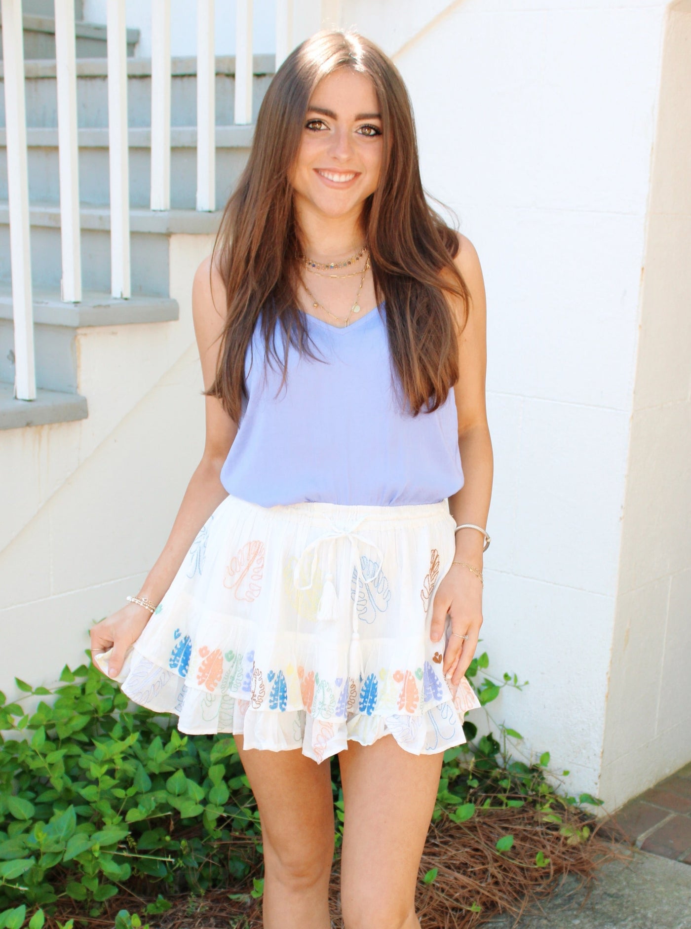 Maui Print Mini Skirt