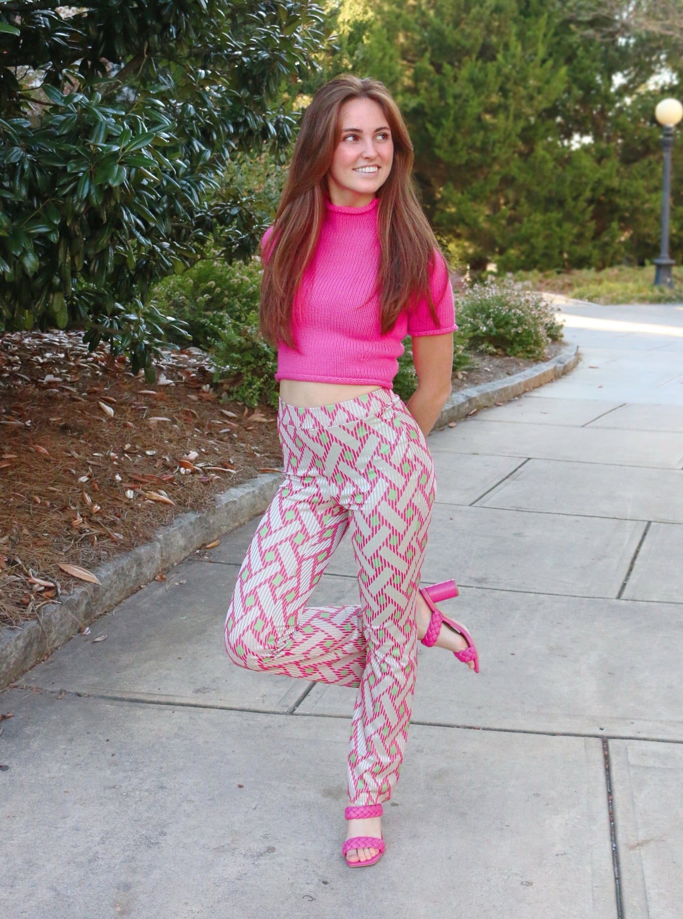 On A Good Note Printed Pants