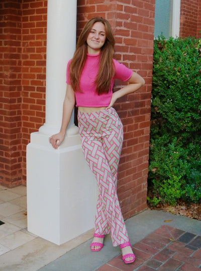 On A Good Note Printed Pants