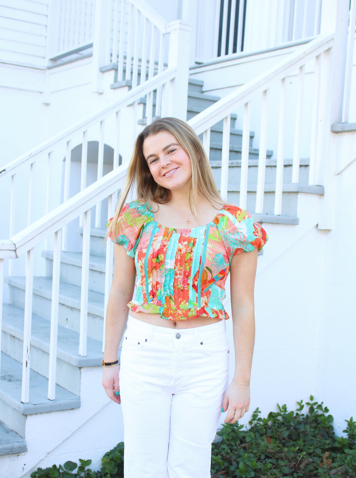 Tropical Gaia Crop Top