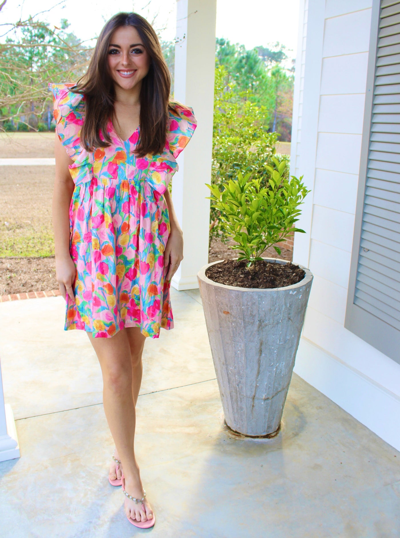 Sweet Attraction Floral Mini Dress