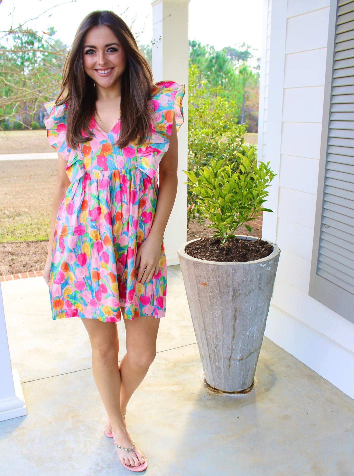 Sweet Attraction Floral Mini Dress