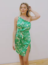 Load image into Gallery viewer, Garden Romance Silk Mini Dress
