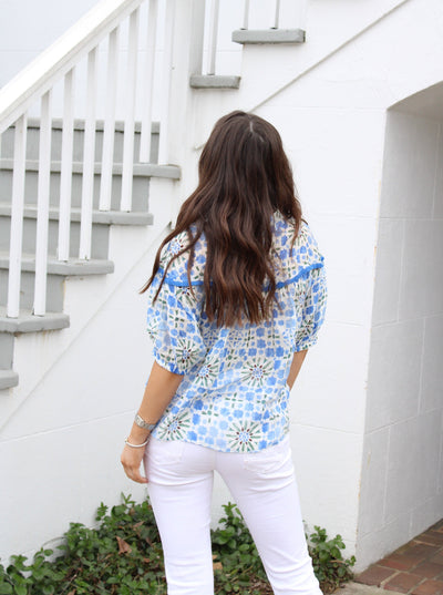 Emerson Collared Floral Top