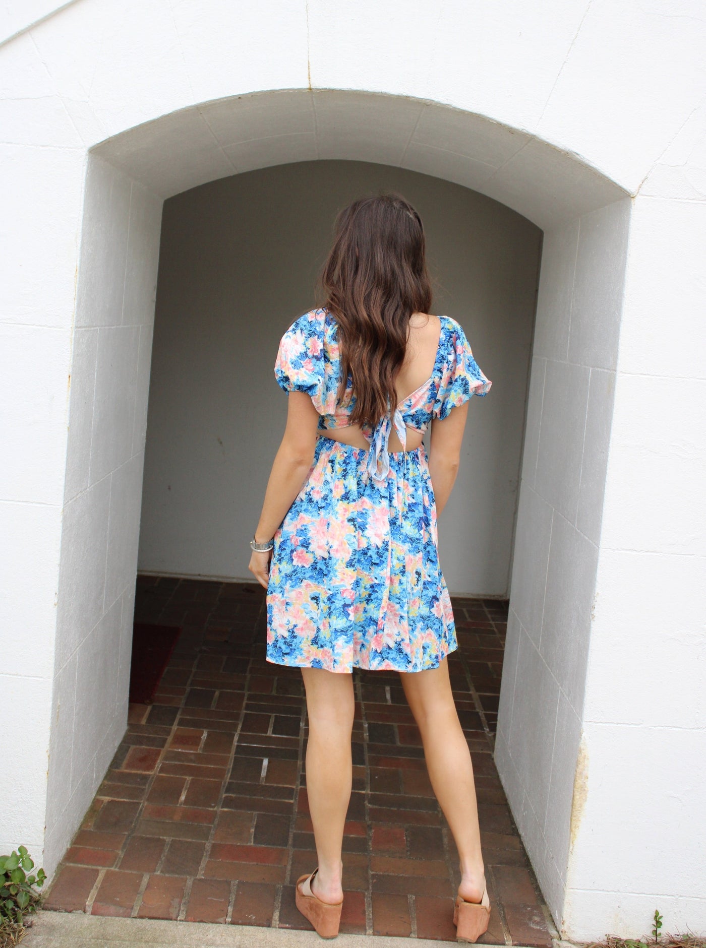 Garden Girl Floral Mini Dress