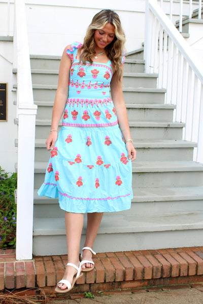 Leonard Neon Maxi Dress