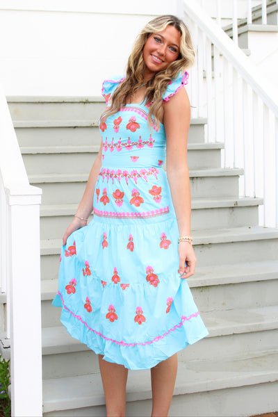Leonard Neon Maxi Dress