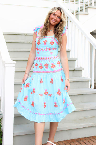 Leonard Neon Maxi Dress