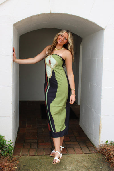 Leonard Orchid Maxi Dress