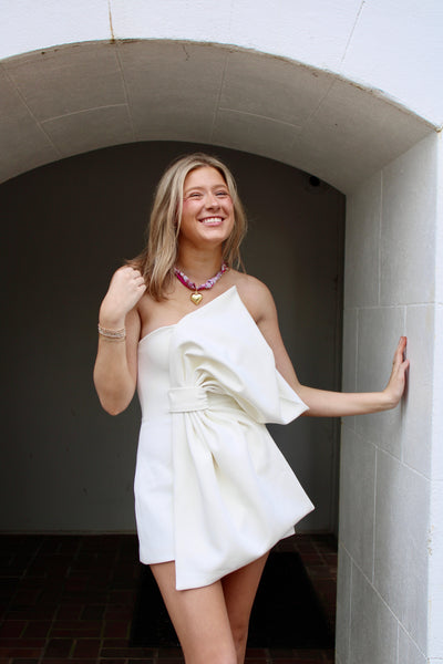 Piper Bow Mini Dress