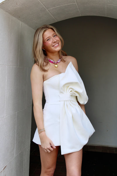 Piper Bow Mini Dress