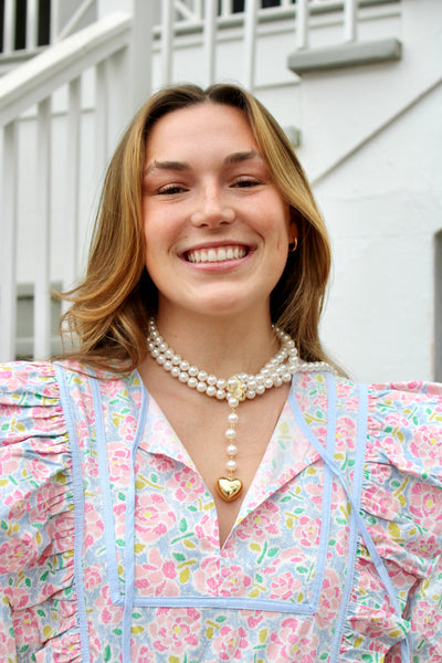Katie Wrap Pearl Necklace