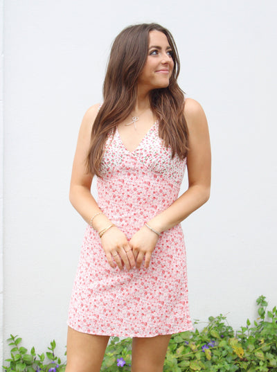 Evelyn Floral Mini Dress