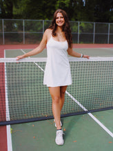 Load image into Gallery viewer, White Active Tennis Cami Dress
