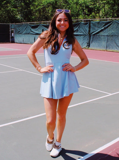 Baby Blue Athletic Dress