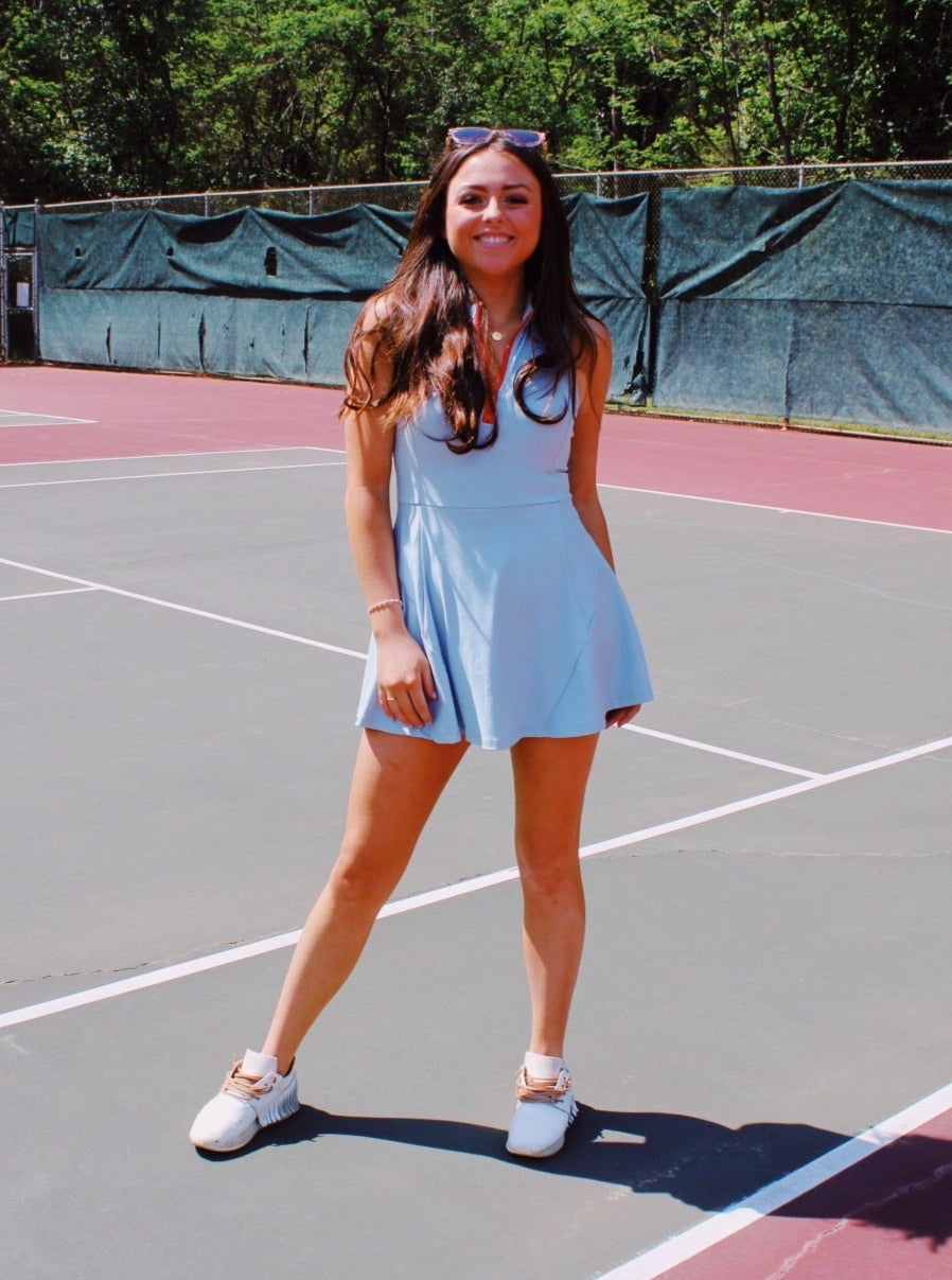 Baby Blue Athletic Dress