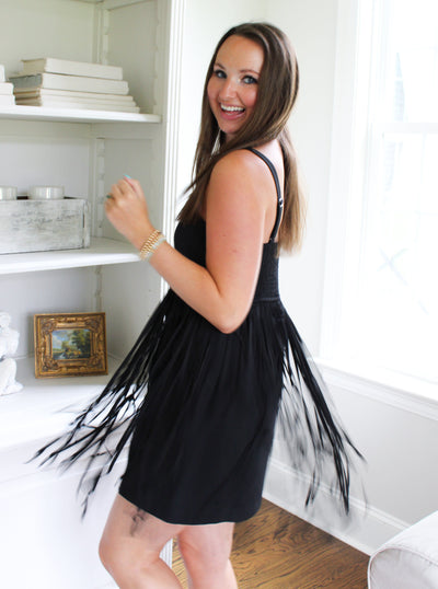Ritz Fringe Mini Dress