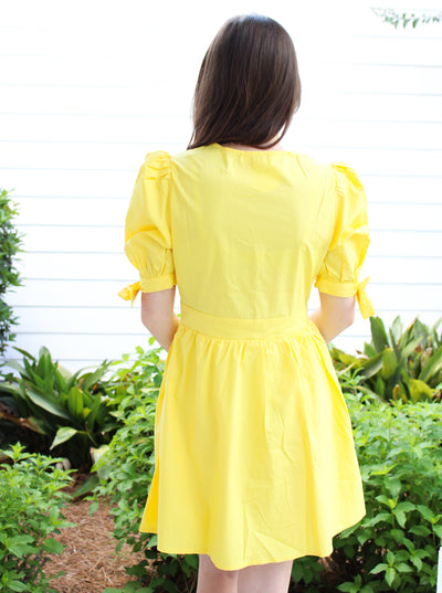 Hightower Mini Dress - Yellow