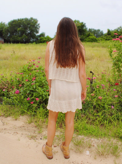 Back To The Beginning Knit Skirt Set