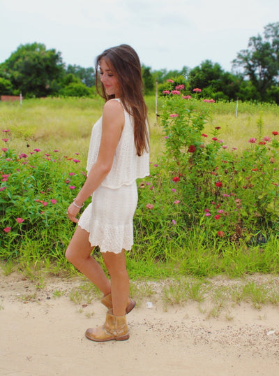 Back To The Beginning Knit Skirt Set