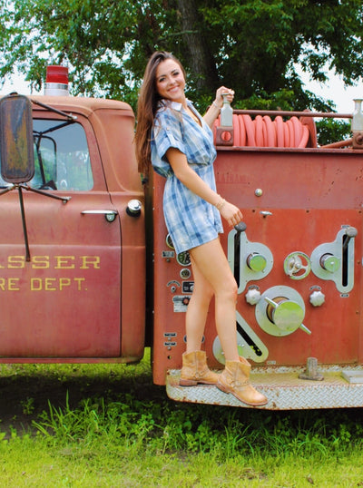 Lautner Plaid Romper