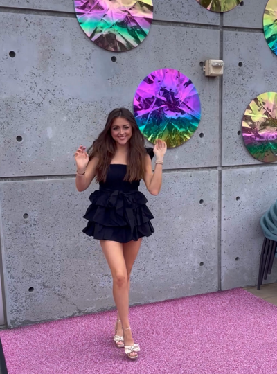 Selena Ruffle Tiered Romper