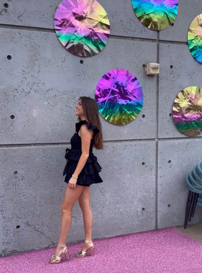 Selena Ruffle Tiered Romper