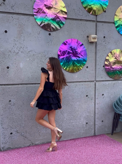 Selena Ruffle Tiered Romper