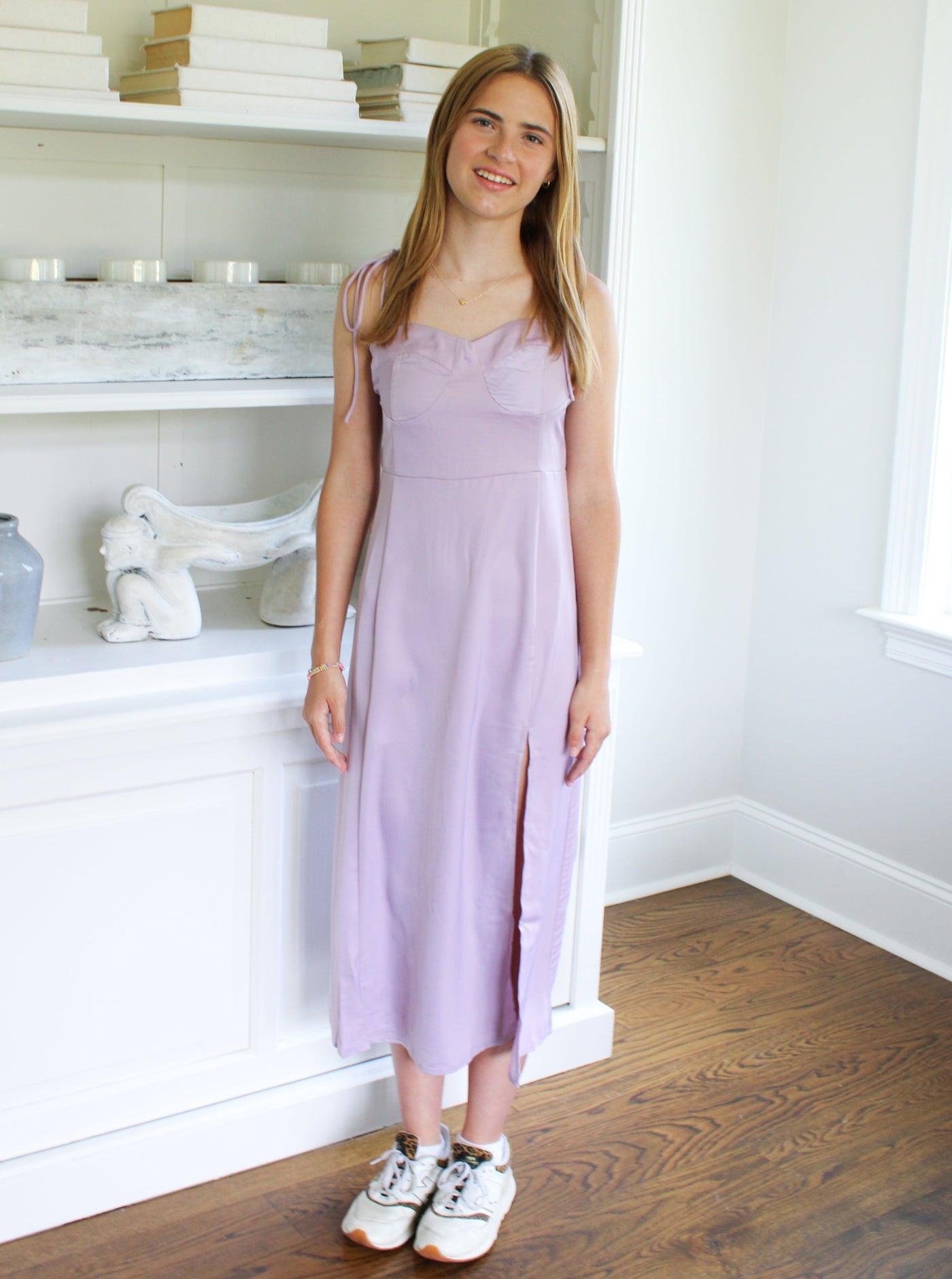 Mattie Silky Midi Dress