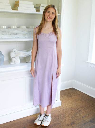 Mattie Silky Midi Dress