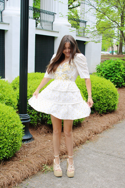 Jaymie Tiered Mini Dress
