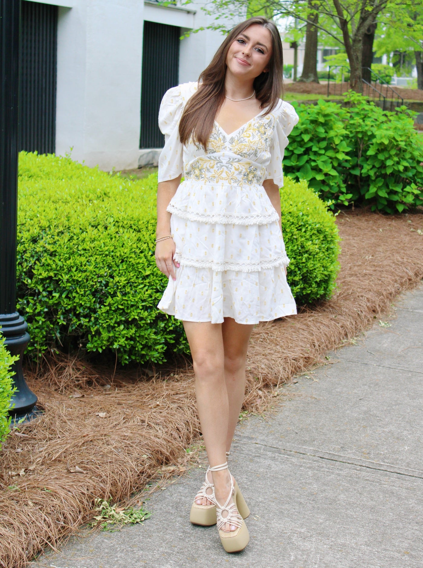 Jaymie Tiered Mini Dress