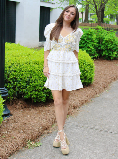 Jaymie Tiered Mini Dress
