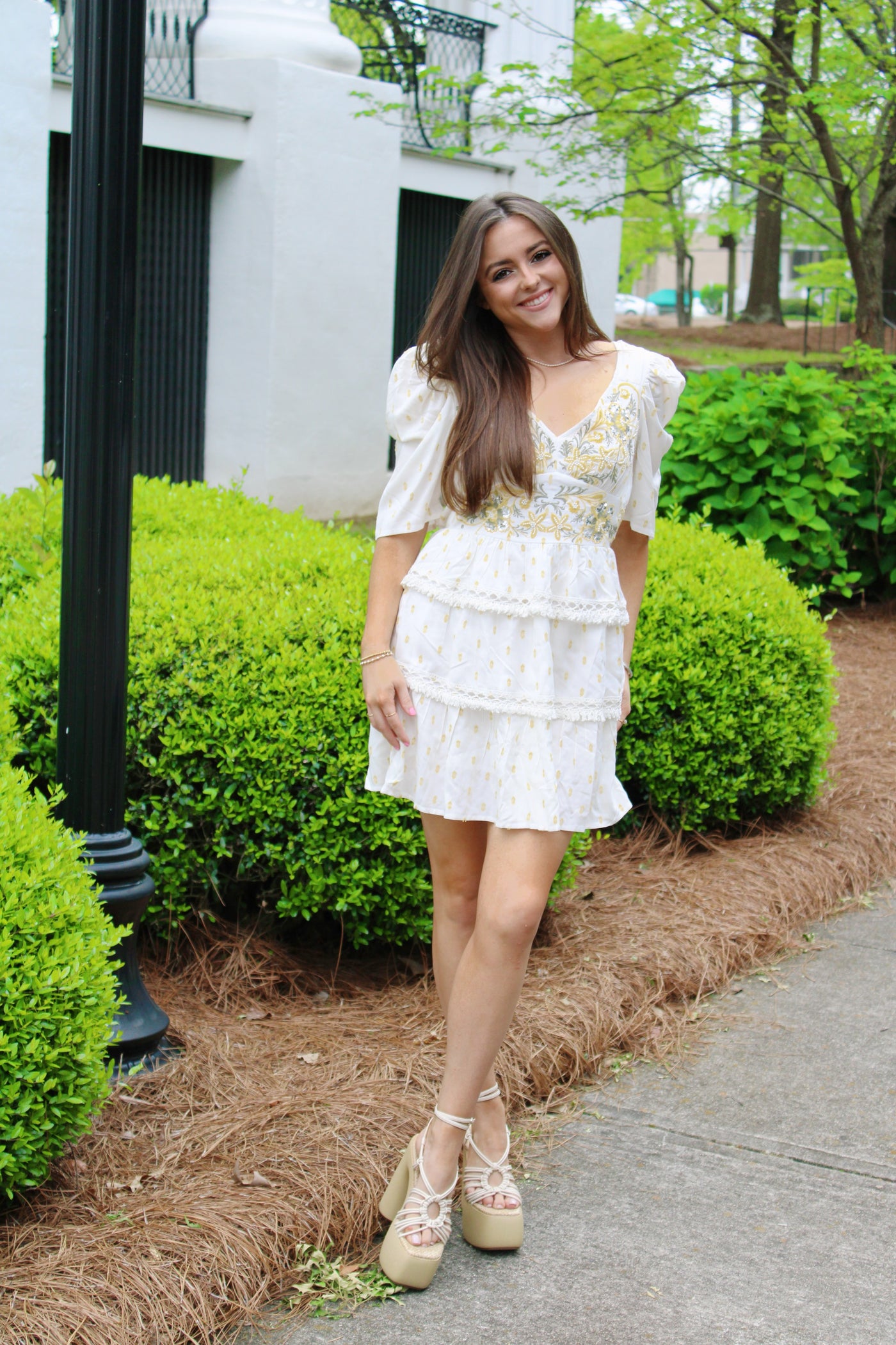 Jaymie Tiered Mini Dress