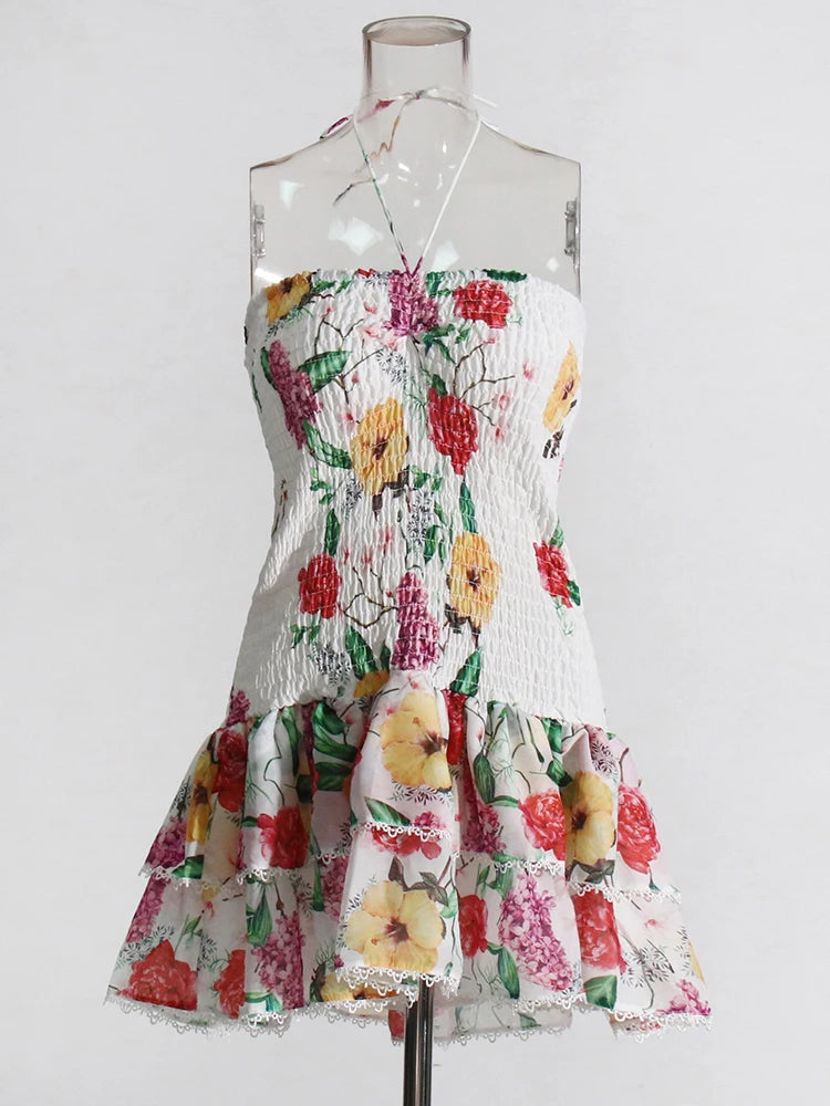 Roma Scrunched Mini Dress