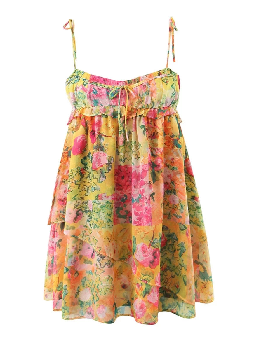 Melanie Floral Mini Dress