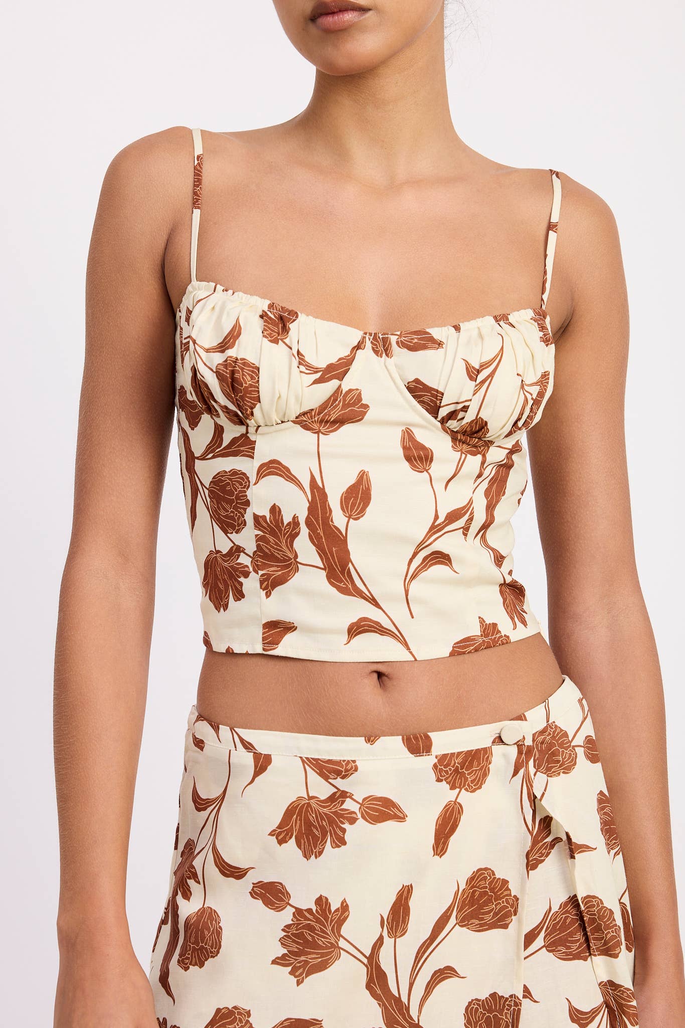 Sallie Floral Crop Top
