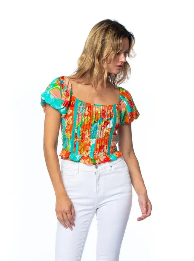 Tropical Gaia Crop Top