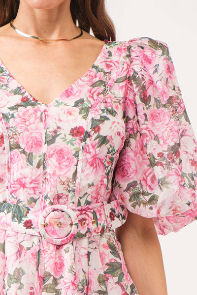 Olivia Belted Mini Dress